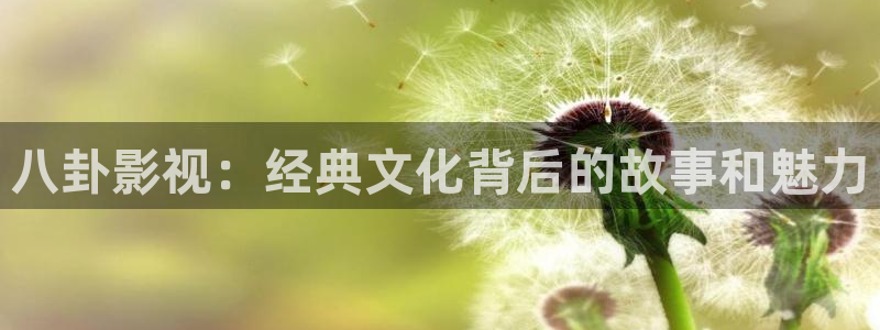 轨道电影：八卦影视：经典文化背后的故事和魅力